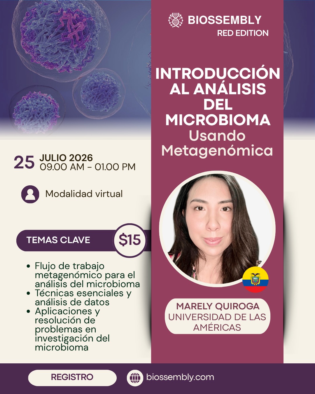 Introduction to microbiome analysis workshop with Marely Quiroga